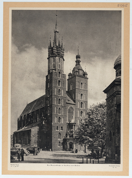 Vorschaubild Krakau: Marienkirche, Aussenansicht von Westen. Angelsachsen-Verlag, Deutsche Kunst